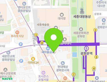 서울특별시 종로구 새문안로9길 28 (도렴동) 지도