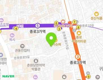 서울특별시 종로구 돈화문로9가길 9 (돈의동) 지도