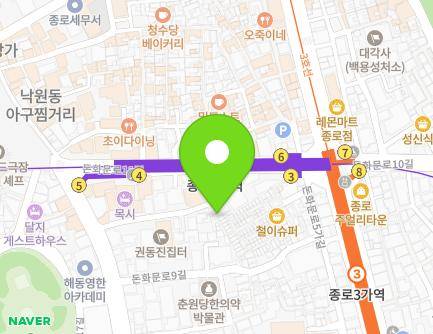 서울특별시 종로구 돈화문로9가길 33-2 (돈의동) 지도