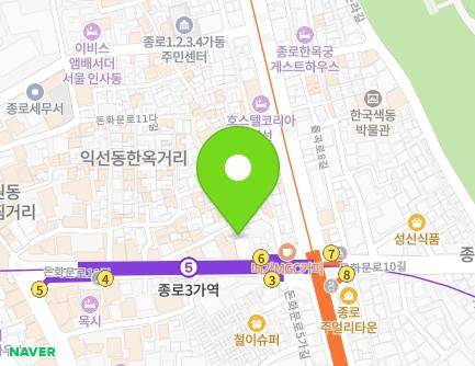 서울특별시 종로구 돈화문로11다길 14-2 (돈의동) 지도