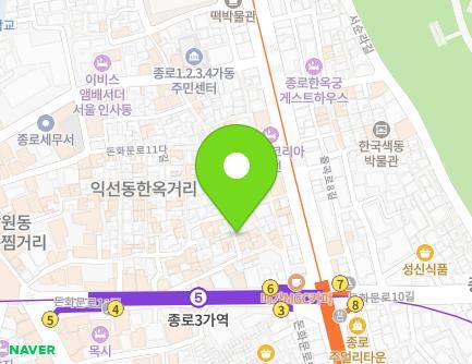 서울특별시 종로구 돈화문로11다길 16-1 (돈의동) 지도