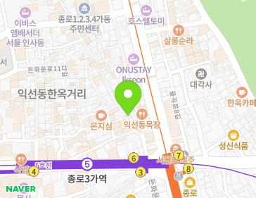 서울특별시 종로구 돈화문로11가길 13 (돈의동) 지도