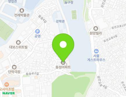 서울특별시 종로구 동숭4라길 29 (동숭동, 동성아파트) 지도