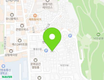 서울특별시 종로구 동숭1길 20 (동숭동, 화진빌라) 지도