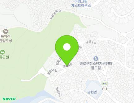 서울특별시 종로구 명륜8길 13 (명륜3가) 지도