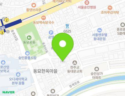서울특별시 종로구 종로60길 39-13 (숭인동) 지도