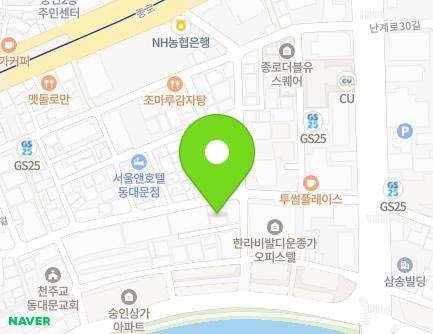 서울특별시 종로구 난계로27길 29 (숭인동, 흥국상사~상신부속) 지도