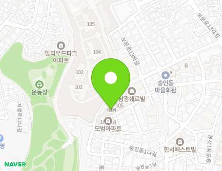 서울특별시 종로구 숭인동2길 52 (숭인동, 숭인동아파트) 지도