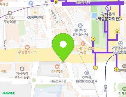 서울특별시 종로구 새문안로 96 (신문로1가) 지도