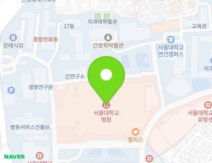 서울특별시 종로구 대학로 101 (연건동, 서울대학교의과대학) 지도