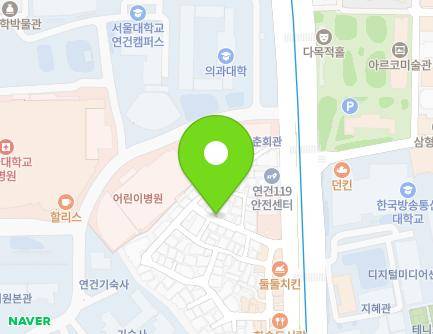 서울특별시 종로구 대학로7길 14 (연건동) 지도