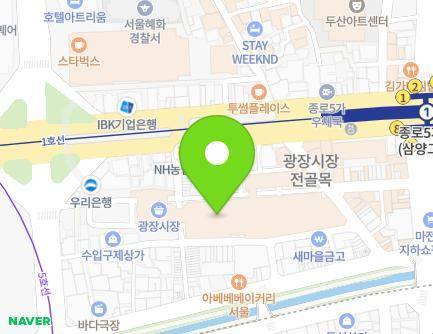 서울특별시 종로구 창경궁로 88 (예지동) 지도