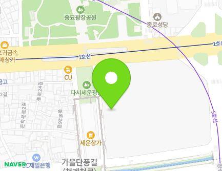 서울특별시 종로구 종로28가길 3 (예지동) 지도