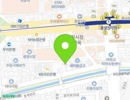 서울특별시 종로구 청계천로 203-4 (예지동, 한국비단) 지도