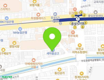 서울특별시 종로구 창경궁로12길 50 (예지동, 대원) 지도