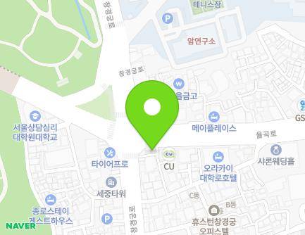 서울특별시 종로구 율곡로 172 (원남동, 서울혜화경찰서교통정보센터) 지도
