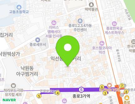 서울특별시 종로구 수표로28길 21-6 (익선동) 지도