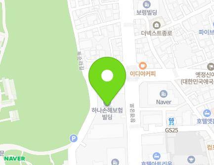 서울특별시 종로구 창경궁로 117 (인의동, 하나손해보험빌딩) 지도