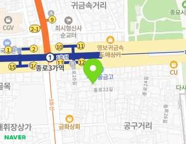 서울특별시 종로구 돈화문로4길 16 (장사동, 삼우빌딩) 지도