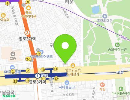 서울특별시 종로구 종로 139-1 (종로3가) 지도