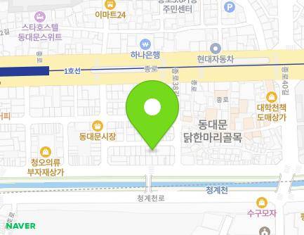 서울특별시 종로구 종로36나길 14 (종로5가) 지도