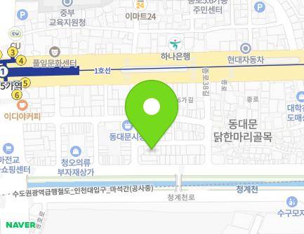 서울특별시 종로구 종로36나길 6 (종로5가) 지도