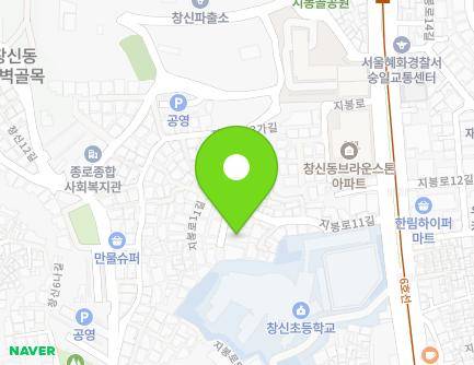 서울특별시 종로구 지봉로11길 27-5 (창신동, 호성빌라) 지도