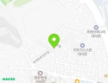 서울특별시 종로구 자하문로33다길 16 (청운동) 지도