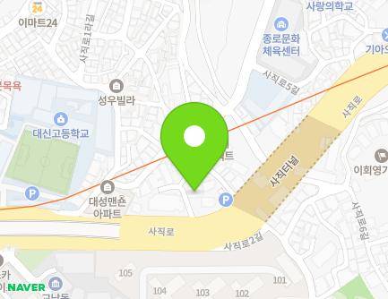 서울특별시 종로구 사직로 29-2 (행촌동, 행촌베스트빌) 지도