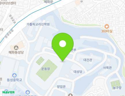 서울특별시 종로구 창경궁로 296-12 (혜화동, 카톨릭대학교) 지도