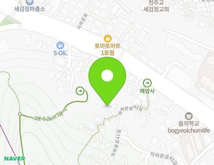 서울특별시 종로구 자하문로43길 30-1 (홍지동) 지도