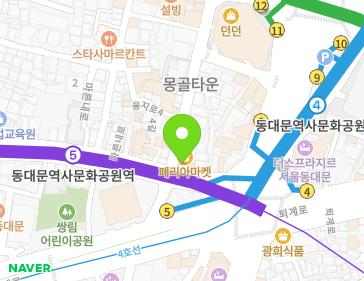 서울특별시 중구 마른내로 165 (광희동1가) 지도