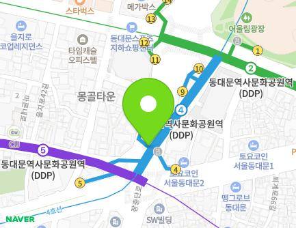 서울특별시 중구 장충단로 지하230 (광희동2가, 동대문역사문화공원역4호선) 지도