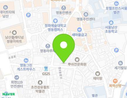 서울특별시 중구 소공로6길 35 (남산동2가, 남산대중사우나) 지도