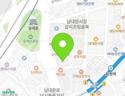 서울특별시 중구 소월로 9 (남창동, 남정빌딩) 지도
