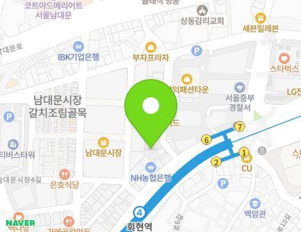 서울특별시 중구 남대문시장8길 24 (남창동) 지도