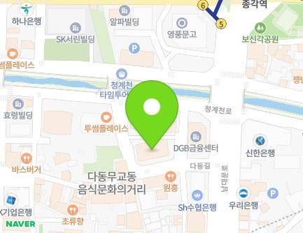 서울특별시 중구 다동길 43 (다동, 한외빌딩) 지도