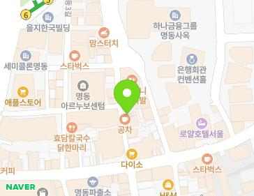 서울특별시 중구 명동7길 14 (명동1가) 지도