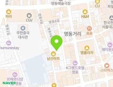 서울특별시 중구 명동4길 25 (명동2가, 포라리스) 지도
