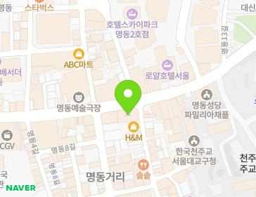 서울특별시 중구 명동길 48 (명동2가, 청휘빌딩) 서울특별시 중구 명동길 48 (명동2가, 청휘빌딩) 지도