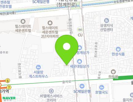 서울특별시 중구 을지로 153-7 (산림동, 석화사우나) 지도