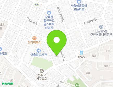 서울특별시 중구 퇴계로86가길 36 (신당동, 경원빌리지) 지도