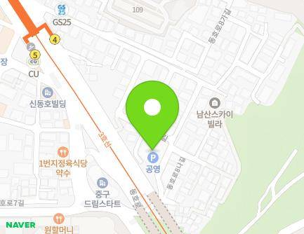 서울특별시 중구 동호로8다길 22 (신당동, 신당3동공영주차장) 지도