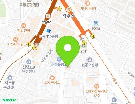 서울특별시 중구 다산로8길 27 (신당동, 태권도한국체육관) 지도
