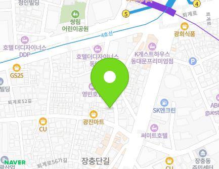 서울특별시 중구 퇴계로56길 26 (쌍림동, 대호빌딩) 지도