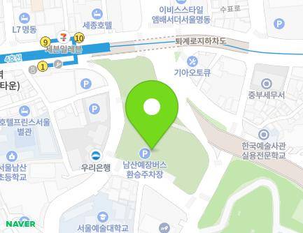 서울특별시 중구 퇴계로26길 36 (예장동) 지도