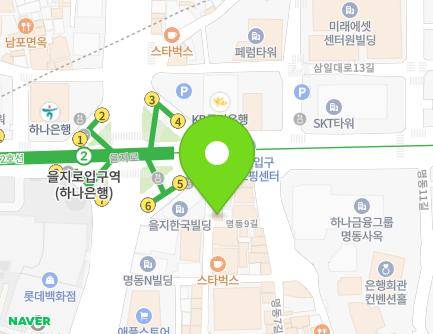 서울특별시 중구 명동3길 40 (을지로2가) 지도