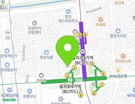 서울특별시 중구 을지로 177 (을지로4가, 일신빌딩) 지도