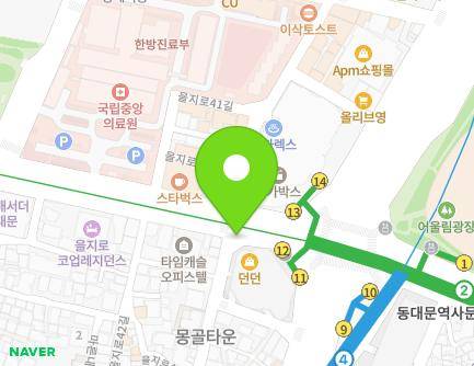 서울특별시 중구 을지로 260-1 (을지로6가, 가로판매대55) 지도