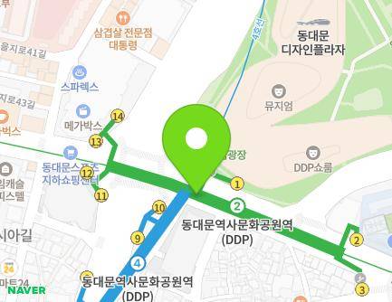 서울특별시 중구 을지로 지하279 (을지로7가, 동대문역사문화공원역2호선) 지도